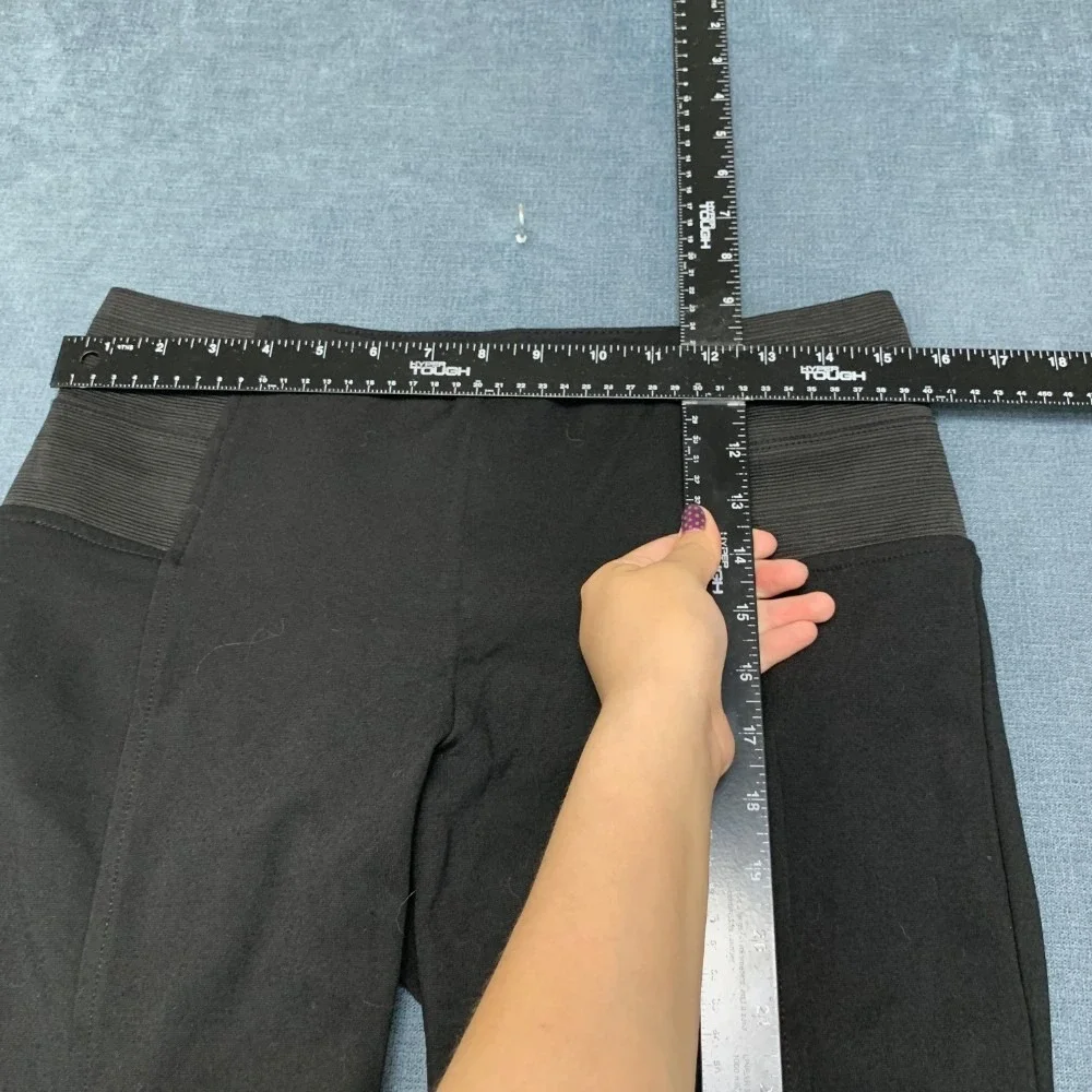 Kut From The Kloth Leggings Womens L Black Stretch Skinny Leg Yoga Performance